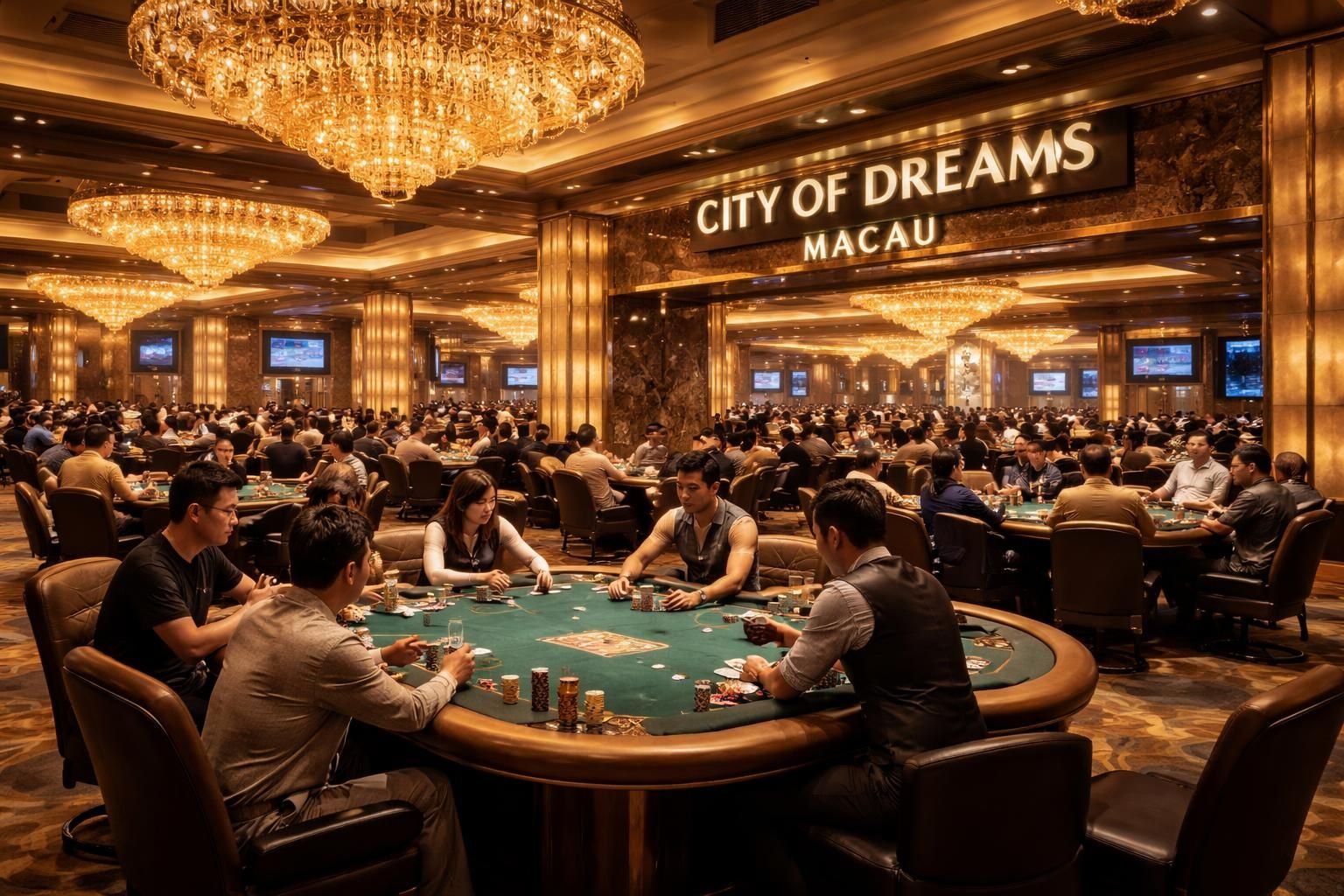 découvrez les tournois de poker excitants à la salle city of dreams à macao, une compétition incontournable pour les passionnés de poker et les amateurs de sensations fortes.