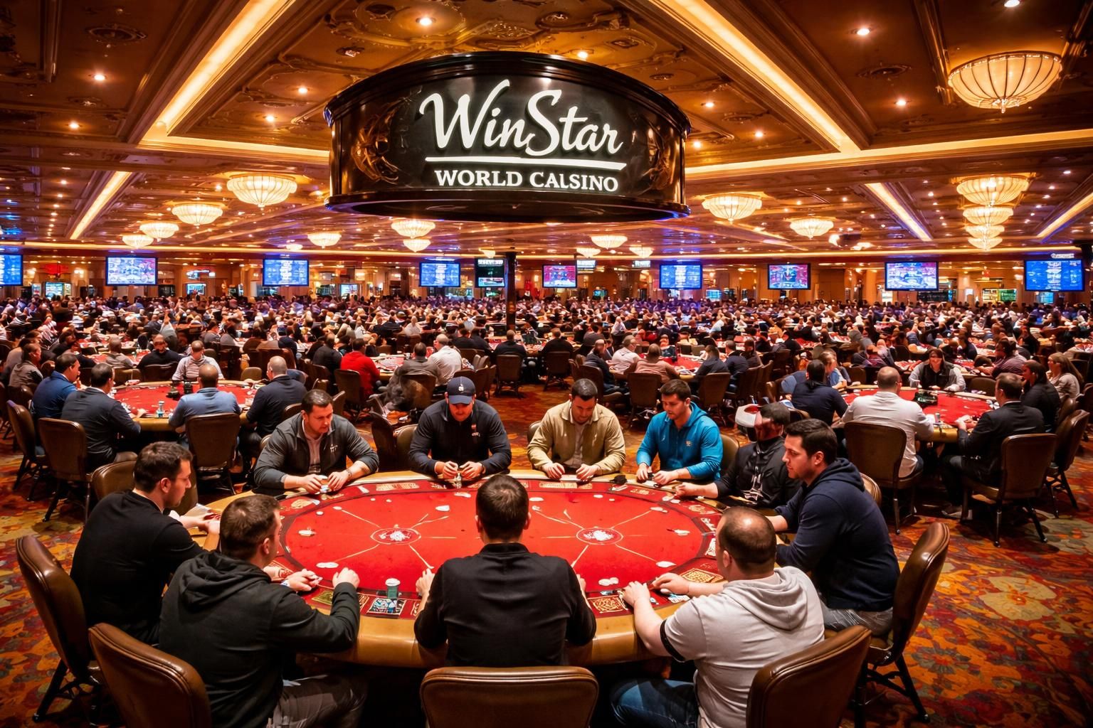 découvrez la visite virtuelle immersive de la salle de poker du winstar world casino à thackerville, usa, et profitez de l'ambiance unique de ce célèbre casino.