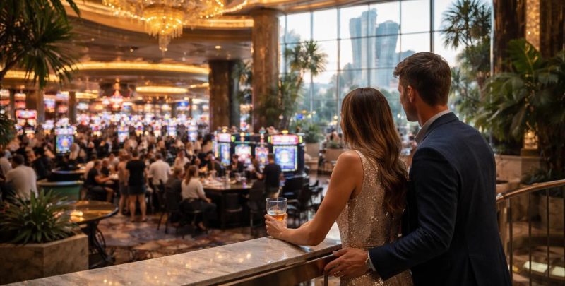 Ambiance unique du Seminole Hard Rock Casino &agrave; Hollywood