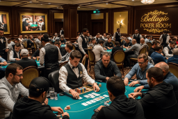 Découvrez la salle de poker Bellagio Poker Room aux USA comme jamais auparavant
