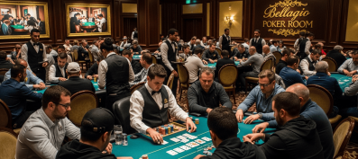 Découvrez la salle de poker Bellagio Poker Room aux USA comme jamais auparavant