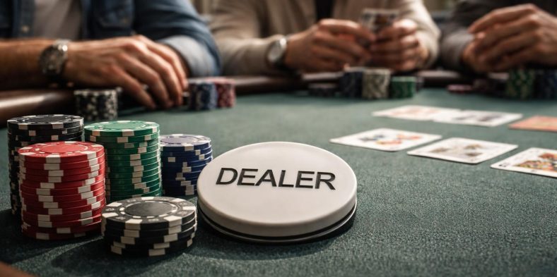 Comprendre le r&ocirc;le du bouton au poker pour am&eacute;liorer vos strat&eacute;gies