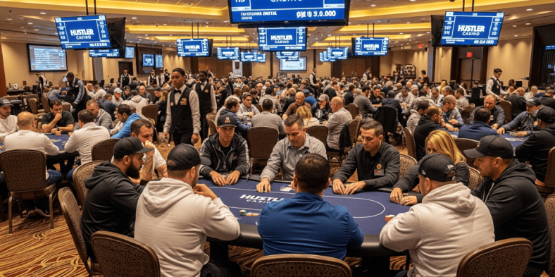 Informez-vous sur la salle de poker Hustler Casino à Gardena aux USA et ses tournois excitants
