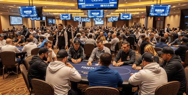 Informez-vous sur la salle de poker Hustler Casino à Gardena aux USA et ses tournois excitants