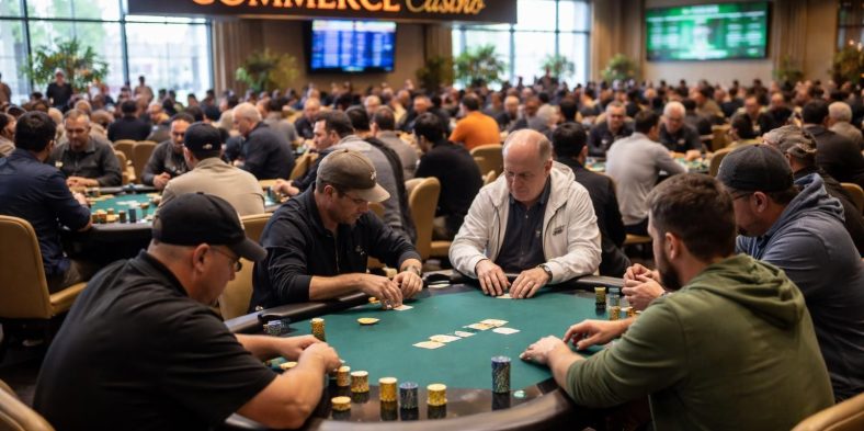 Strat&eacute;gies gagnantes dans les salles de poker Commerce Casino &agrave; Commerce aux USA