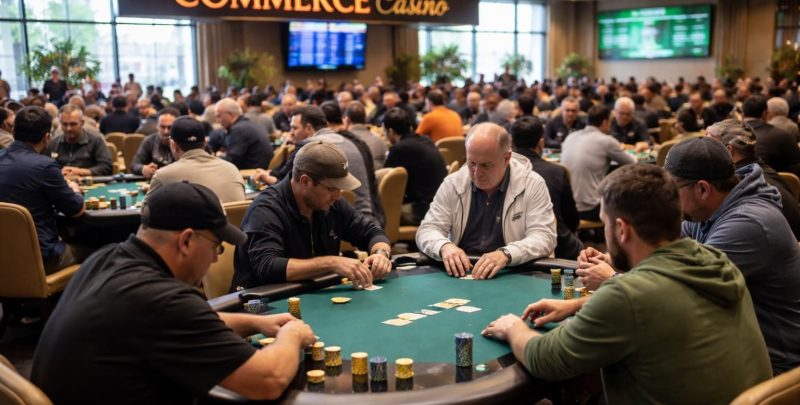 Strat&eacute;gies gagnantes dans les salles de poker Commerce Casino &agrave; Commerce aux USA
