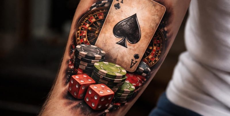 Tatouage carte de poker et signification : l&rsquo;art de porter sa passion du jeu