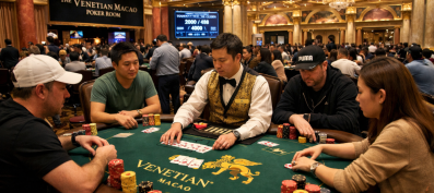 Un guide pour les d&eacute;butants dans la salle de poker Venetian Macao &agrave; Macao