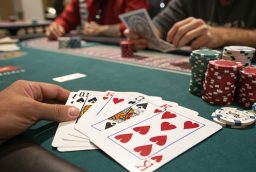 Analyse des mains gagnantes &agrave; la table finale au poker
