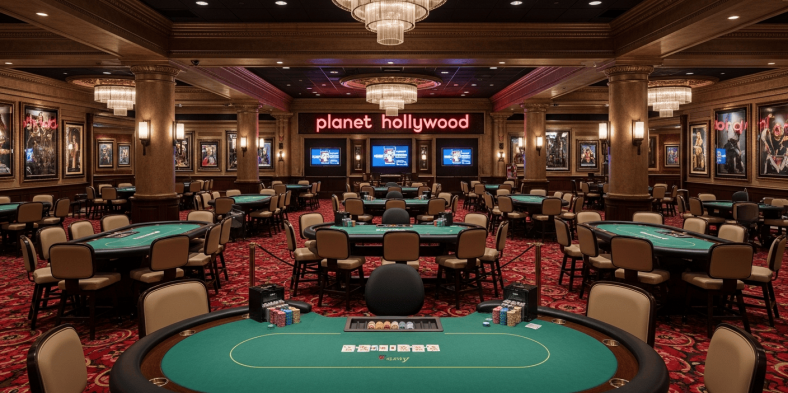 Pourquoi la salle de poker Planet Hollywood aux USA est un incontournable